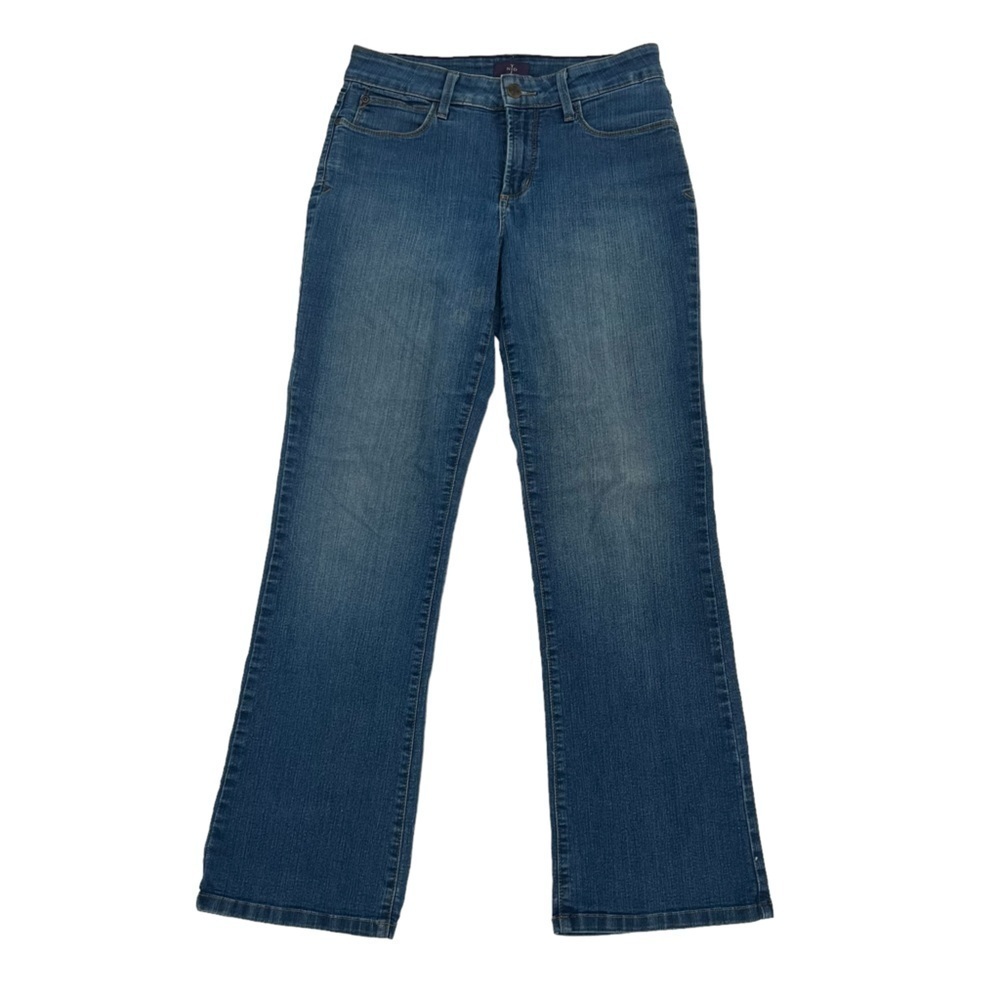 NYDJ Bootcut Lift Tuck Technology Denim Jeans Size 4 Petite Women's